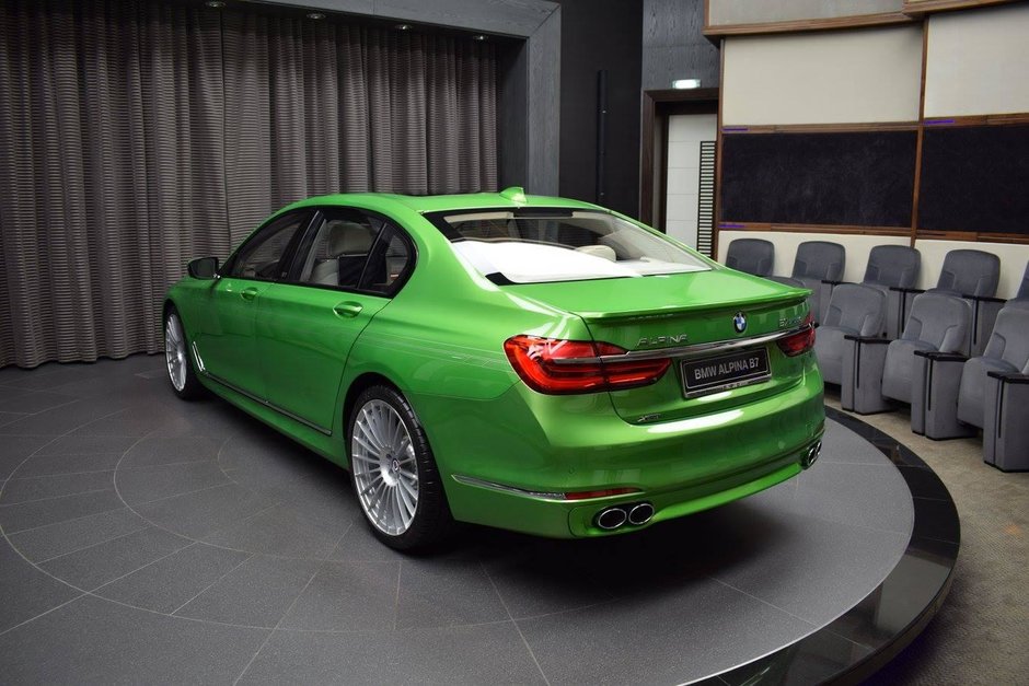 Alpina B7 in Java Green