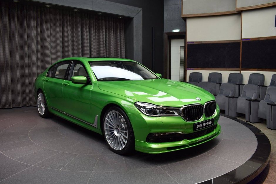 Alpina B7 in Java Green