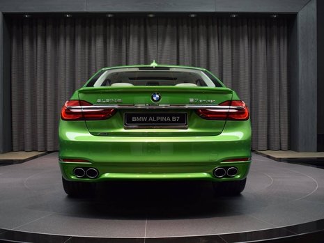 Alpina B7 in Java Green