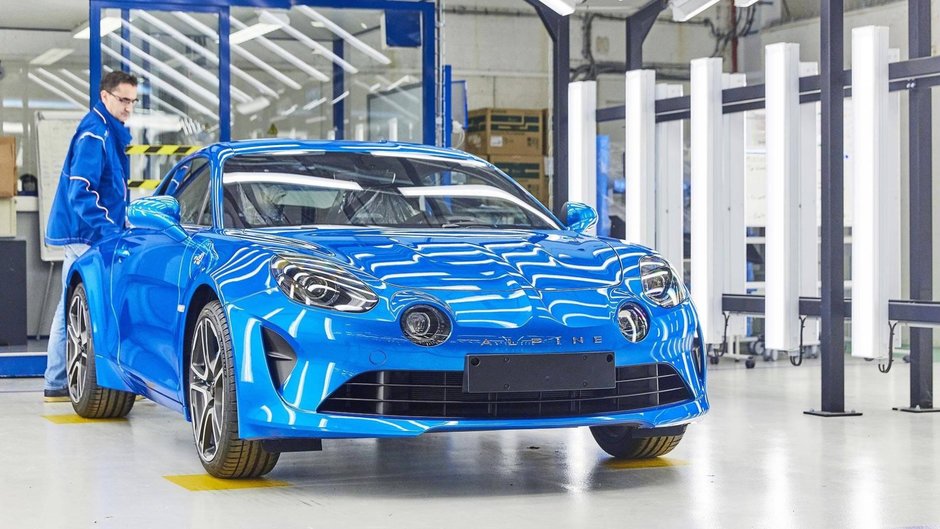 Alpine A110- intrare in productie