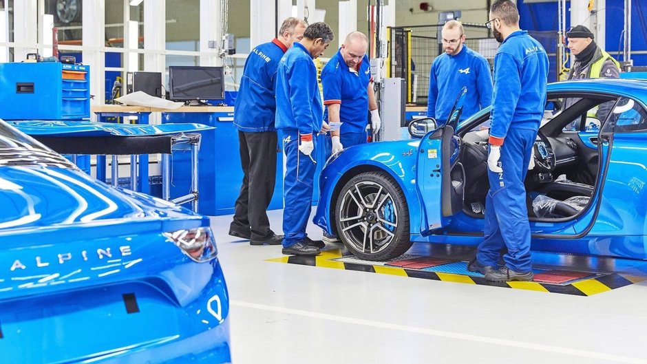 Alpine A110- intrare in productie