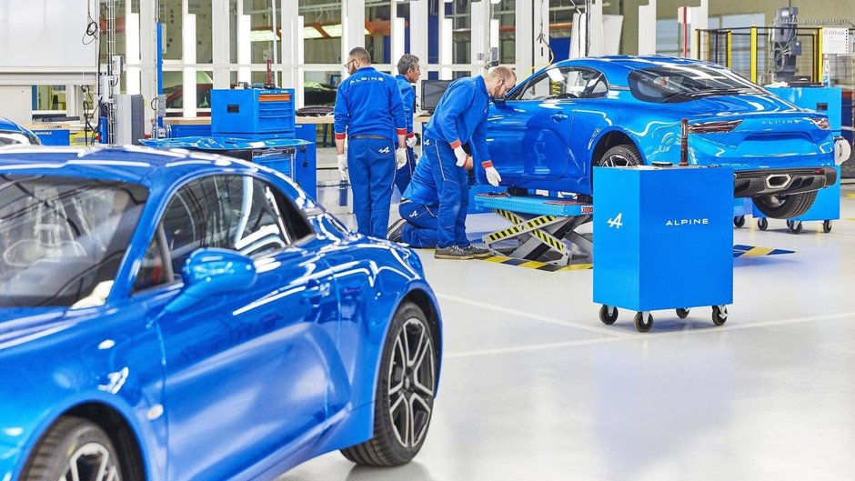 Alpine A110- intrare in productie