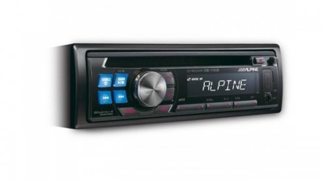 ALPINE CDE-110UB RADIO-CD MP3 Player Auto C USB Montaj In Toata Tara