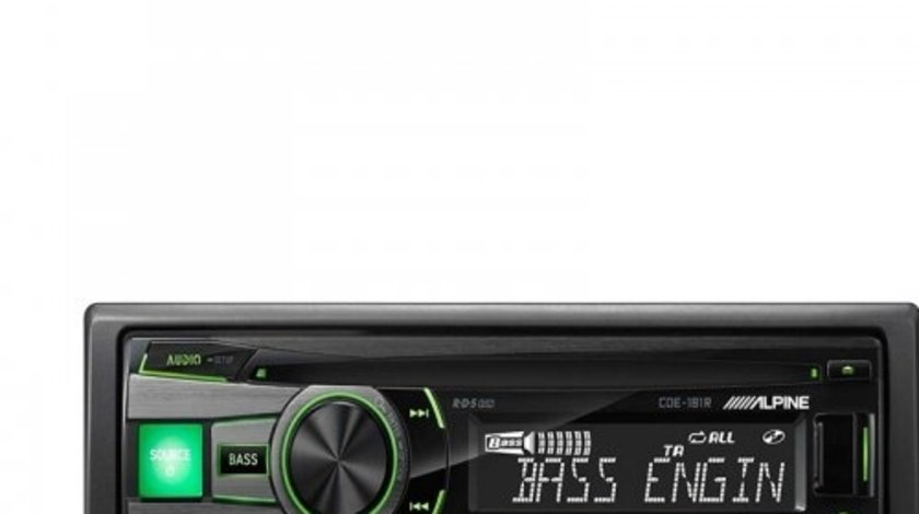 ALPINE CDE-181R RADIO-CD MP3 Player Auto C USB Montaj In Toata Tara