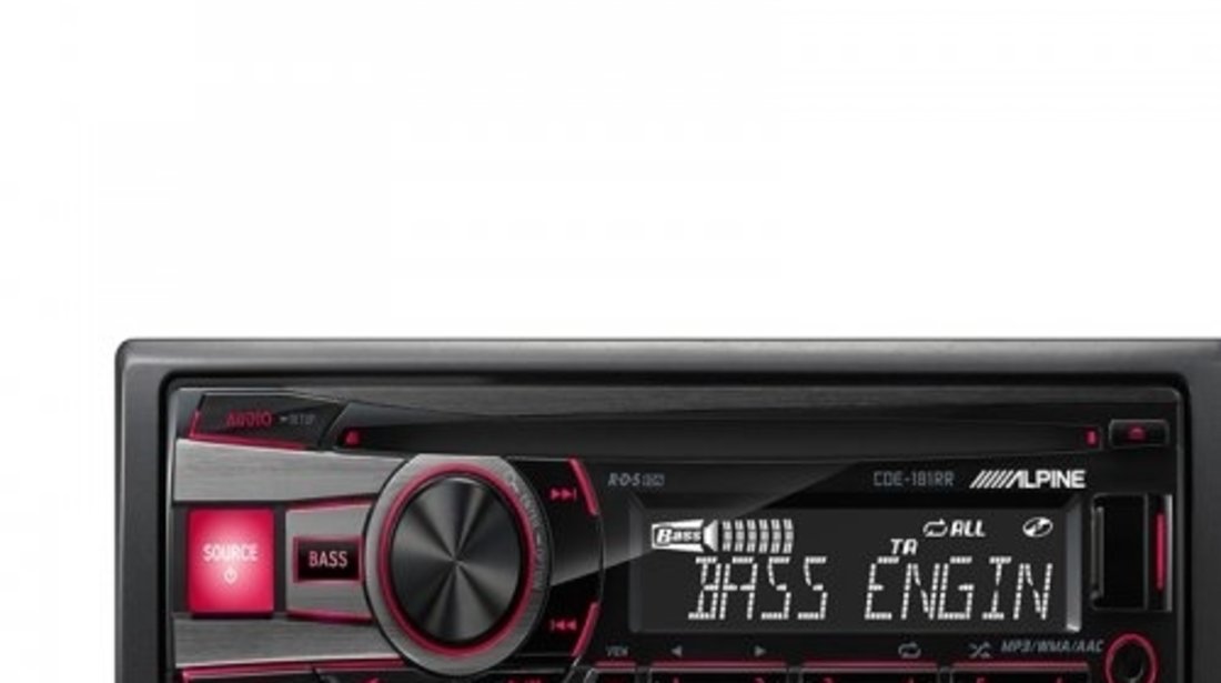 ALPINE CDE-181RR RADIO-CD MP3 Player Auto C USB Montaj In Toata Tara