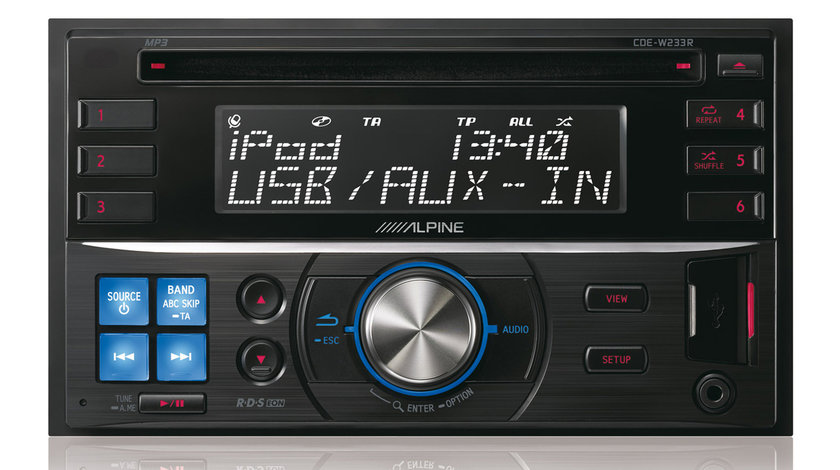 ALPINE CDE-W235BT RADIO-CD MP3 Player Auto C USB Montaj In Toata Tara
