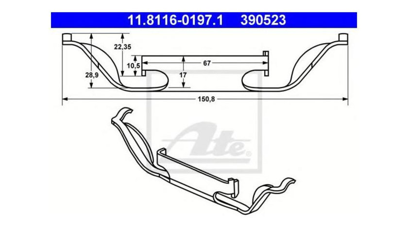 Alte piese sistem franare BMW 5 (E39) 1995-2003 #2 11811601971