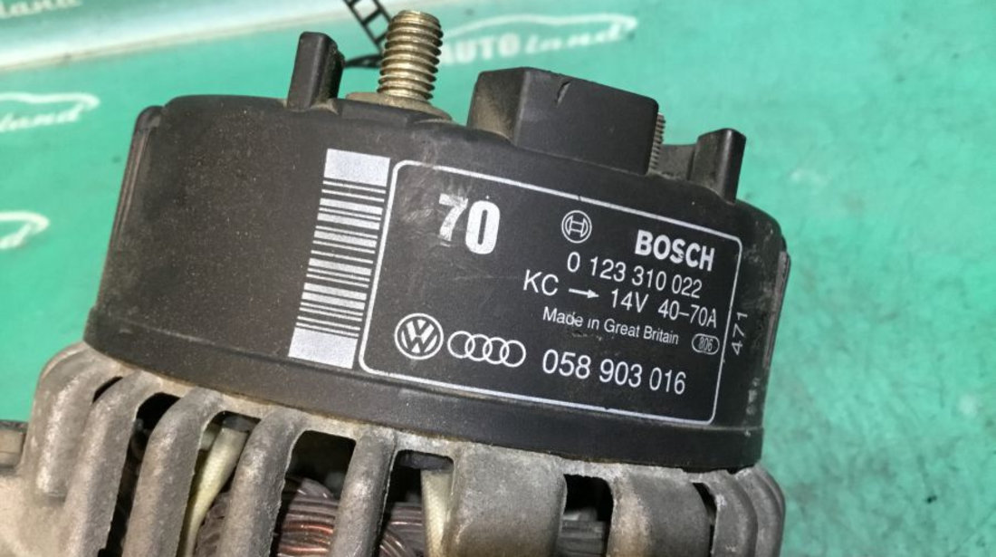 Alternator 0123310022 1.8 Benzina Audi A4 8D2,B5 1995-2000