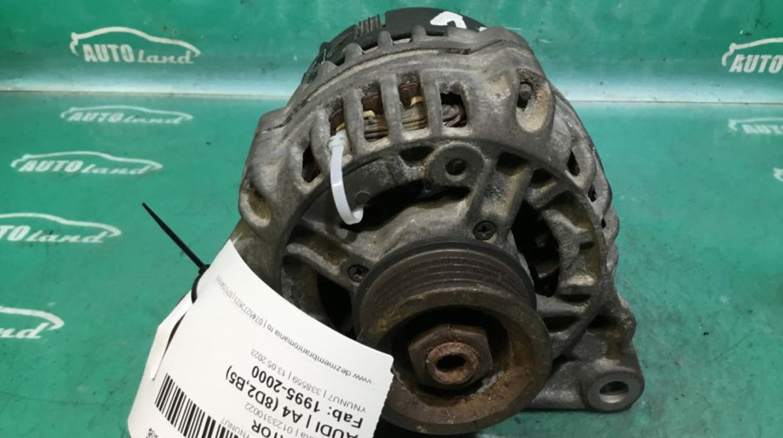 Alternator 0123310022 1.8 Benzina Audi A4 8D2,B5 1995-2000