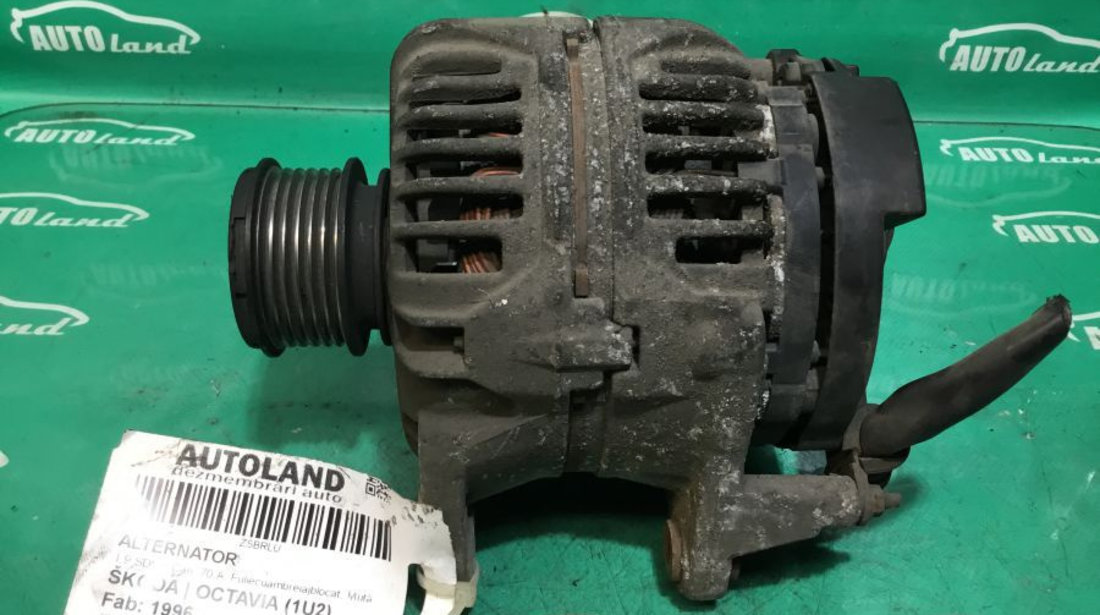 Alternator 0124315001 1.9 SDI, 6 Can, 70 A, Fuliecuambreiajblocat, Mufa Skoda OCTAVIA 1U2 1996-2010