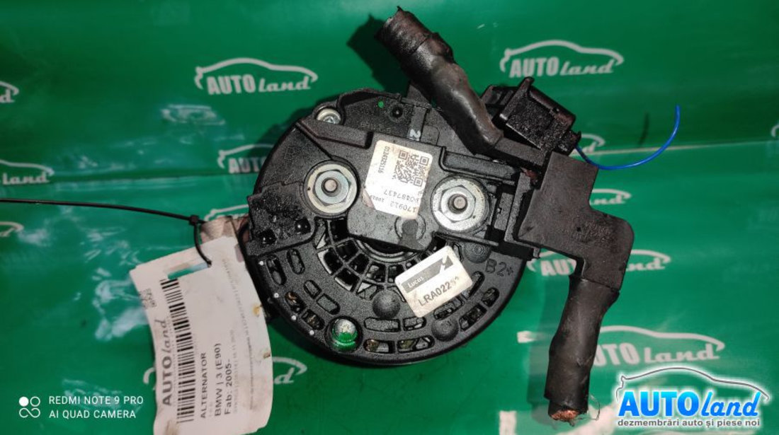 Alternator 0124325116 1.6 B BMW 3 E90 2005