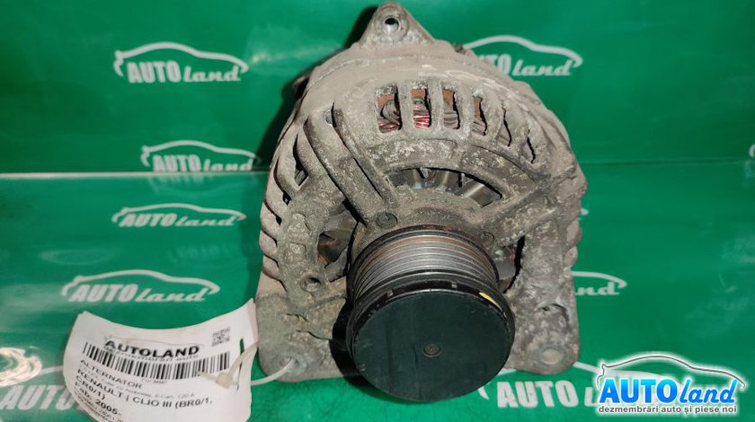 Alternator 0124425037 1.5 DCI, Fulie cu Ambreiaj, 6 Can, 120 A Renault CLIO III BR0/1,CR0/1 2005