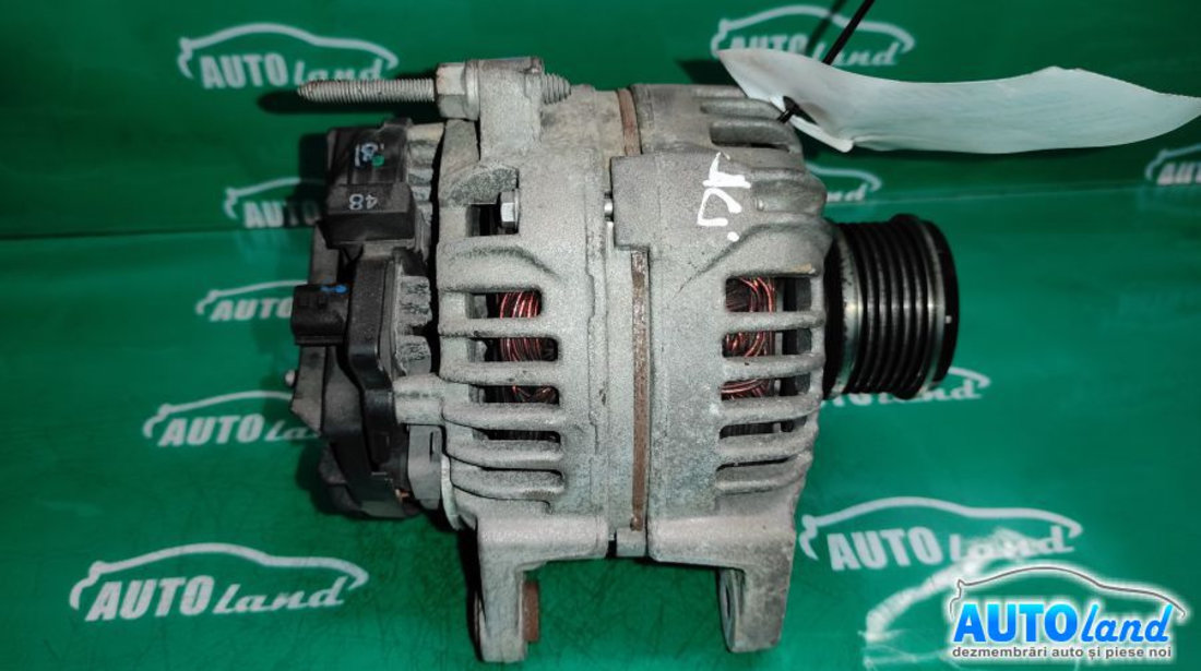 Alternator 0124425093 1.5 DCI Mufa cu 2 Pini Fulie cu 6 Caneluri 120a Renault CLIO III BR0/1,CR0/1 2005