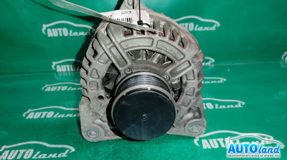 Alternator 0124425093 1.5 DCI Mufa cu 2 Pini Fulie cu 6 Caneluri 120a Renault CLIO III BR0/1,CR0/1 2005