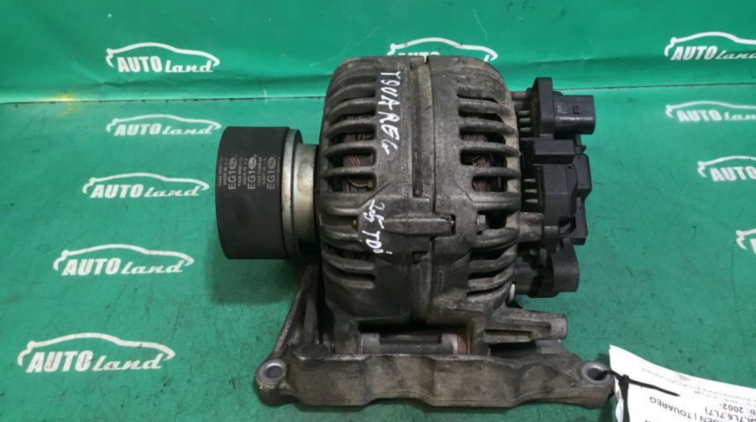 Alternator 0124615031 2.5 TDI Volkswagen TOUAREG 7LA,7L6,7L7 2002