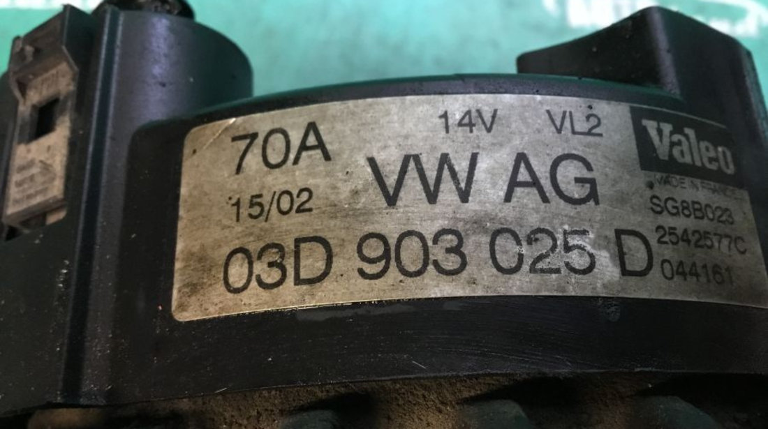 Alternator 03d903025d 1.2 B Volkswagen POLO 9N 2001