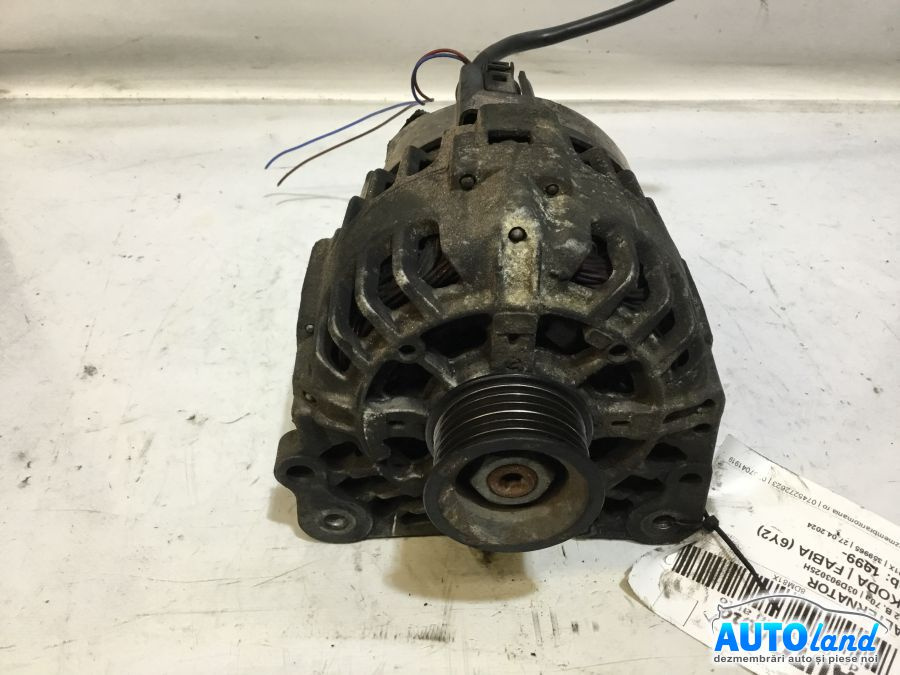 Alternator 03d903025h 1.2 B, 70a Skoda FABIA 6Y2 1999