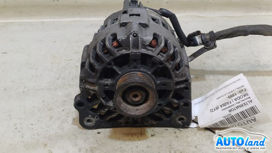 Alternator 03d903025j Benzina, 90a Skoda FABIA 6Y2 1999