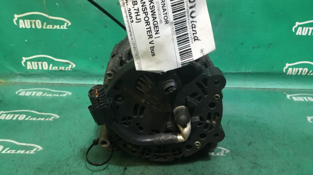 Alternator 070903024b 2.5 TDI Volkswagen TRANSPORTER V bus 7HB,7HJ 2003