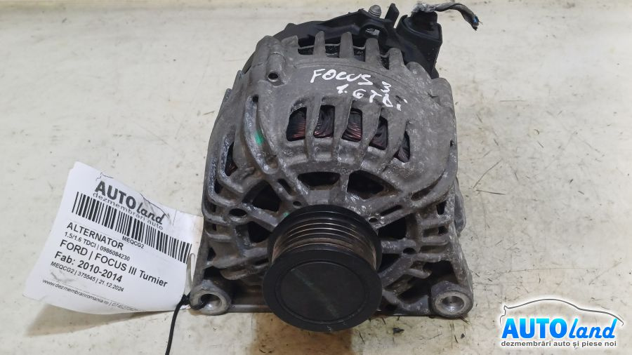 Alternator 0986084230 1.5/1.6 TDCI Ford FOCUS III Turnier 2010-2014