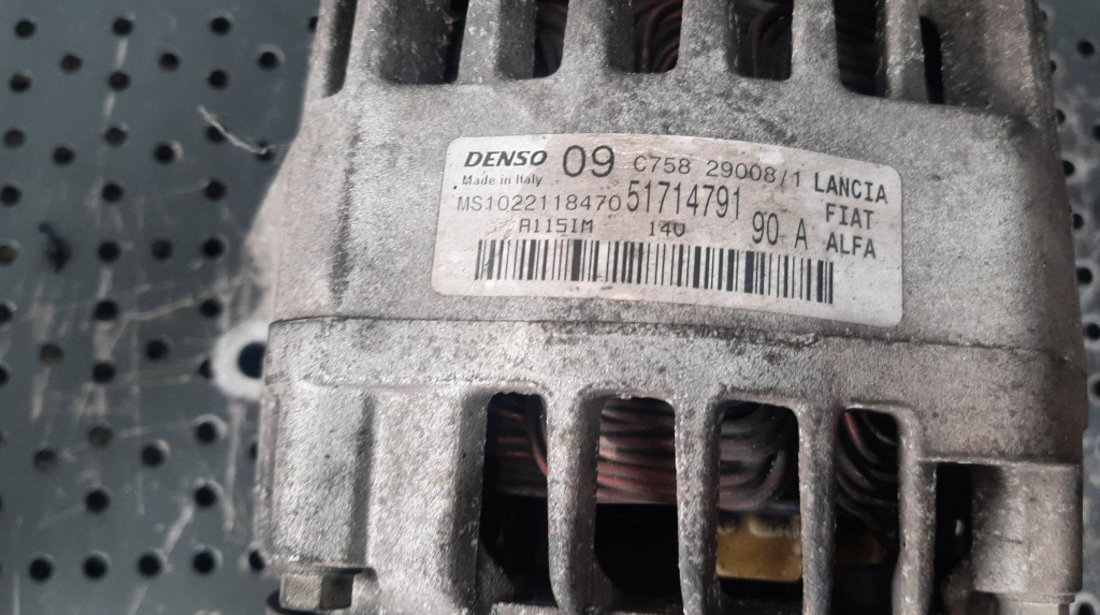 Alternator 1.2b 1.4b lancia ypsilon fiat idea panda 2 punto stilo 51714791