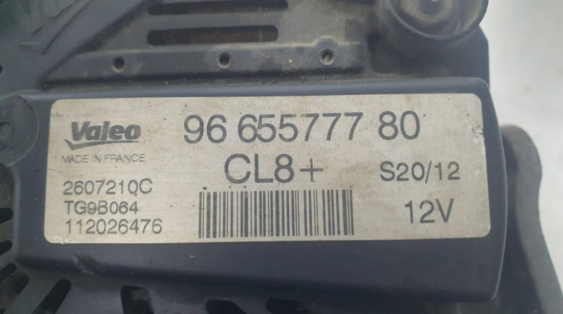 Alternator 1.4 1.6 benzina nfu 9665577780 Peugeot 307 [2001 - 2005]