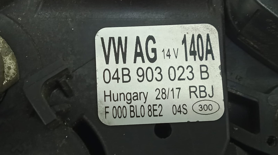 Alternator 1.4 tdi cusb 04B903023B Volkswagen VW Caddy 3 [facelift] [2010 - 2015]