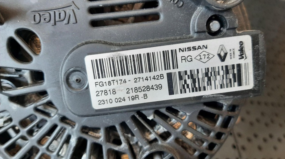 Alternator 1.5 dci k9k872 nissan qashqai 2 suv j11 231002419r fara releu