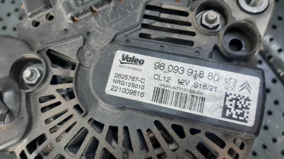 Alternator 1.5cdti yh01 opel vivaro c citroen jumper 9809391880