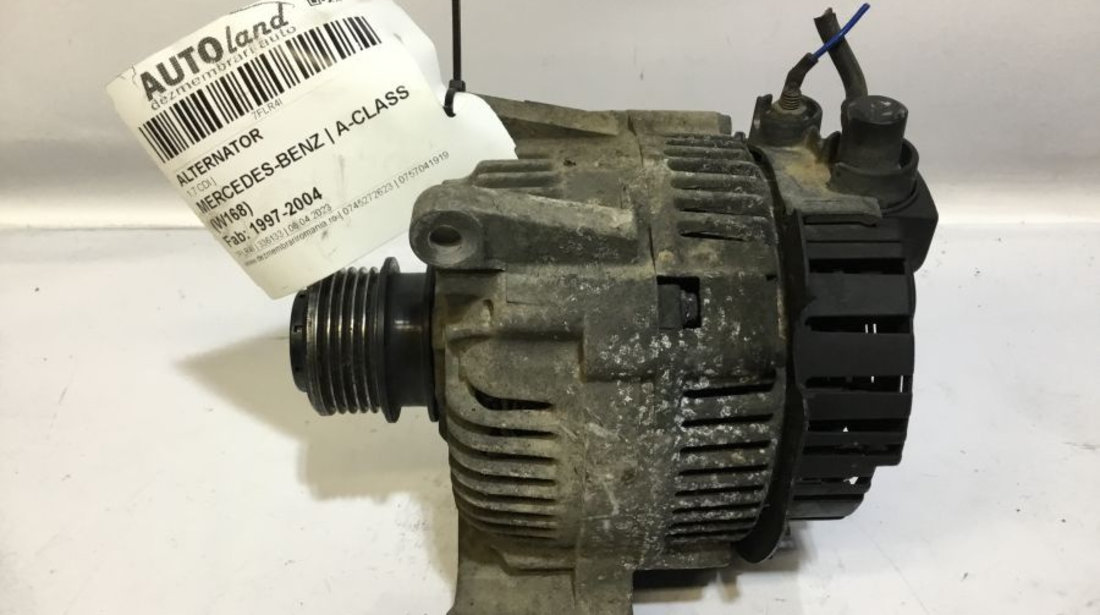 Alternator 1.7 CDI Mercedes-Benz A-CLASS W168 1997-2004