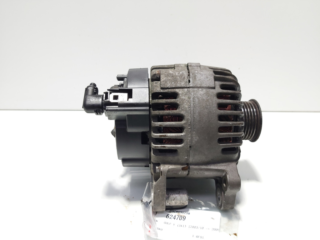 Alternator 110A Valeo, cod 03C903023B, VW Golf 5 (1K1), 1.6 FSI, BAG (id:624709)