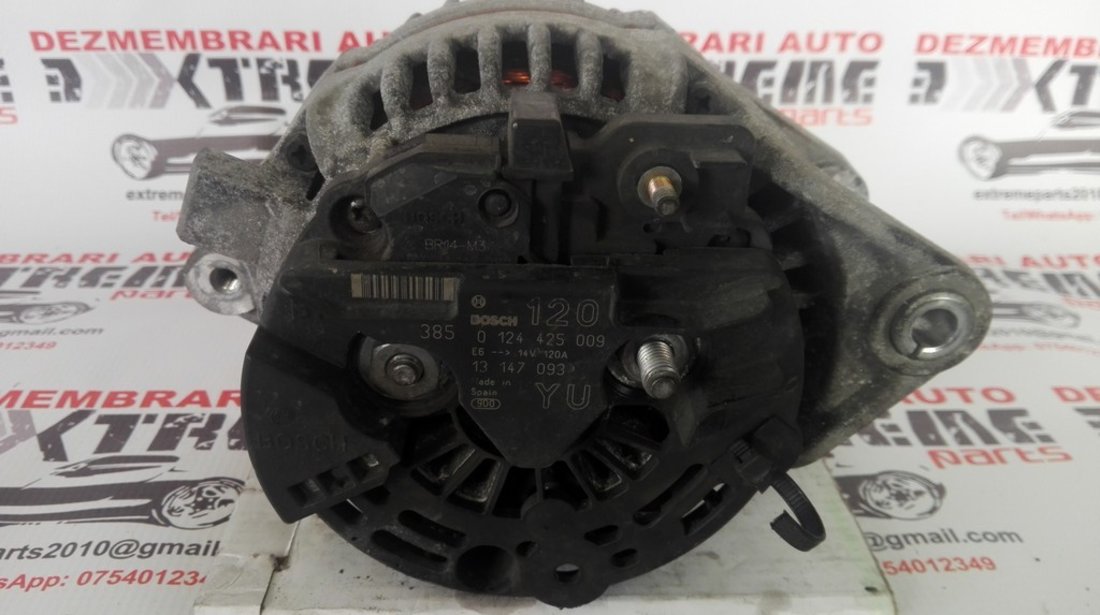 alternator 120A 0124425009 pentru Opel Meriva 1.6 16v Z16XE  (1)