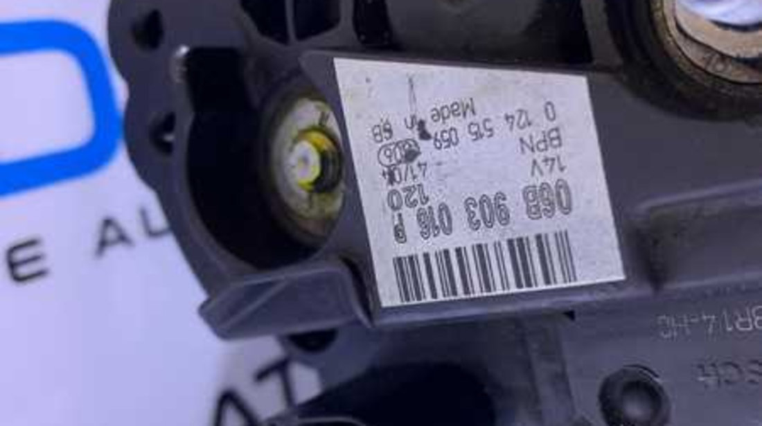 Alternator 120A Audi A4 B6 2.0 16V 2001 - 2005 Cod 06B903016P 0124515059