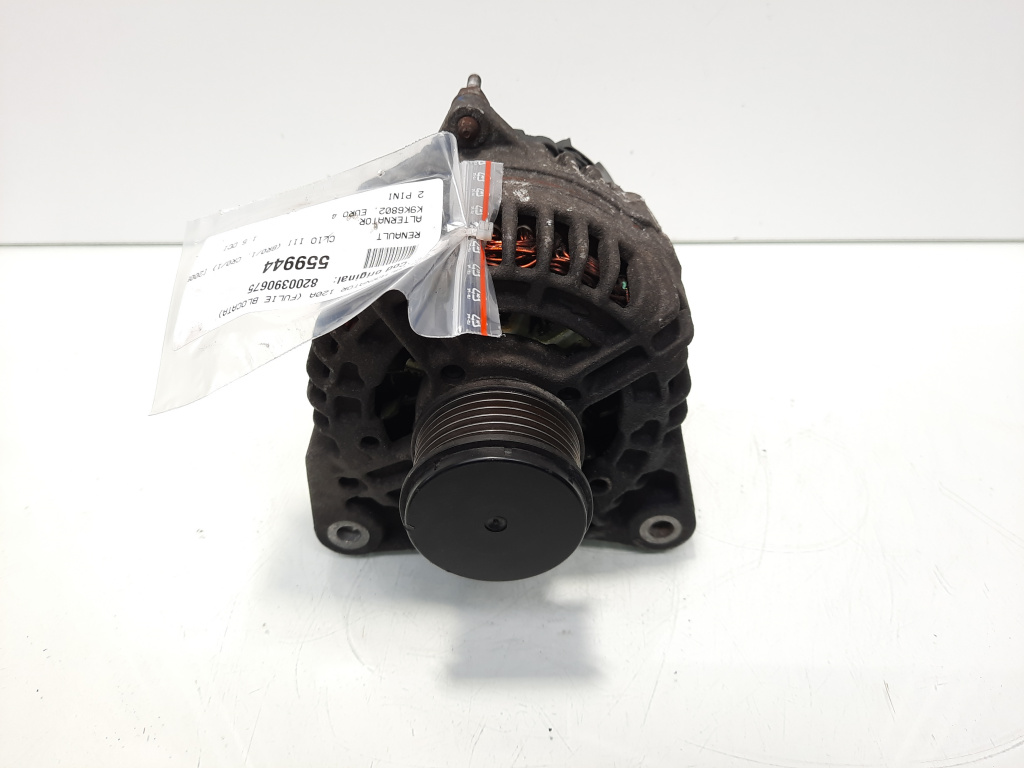 Alternator 120A, cod 8200390675, Renault Clio 3, 1.5 DCI, K9K6802 (id:559944)