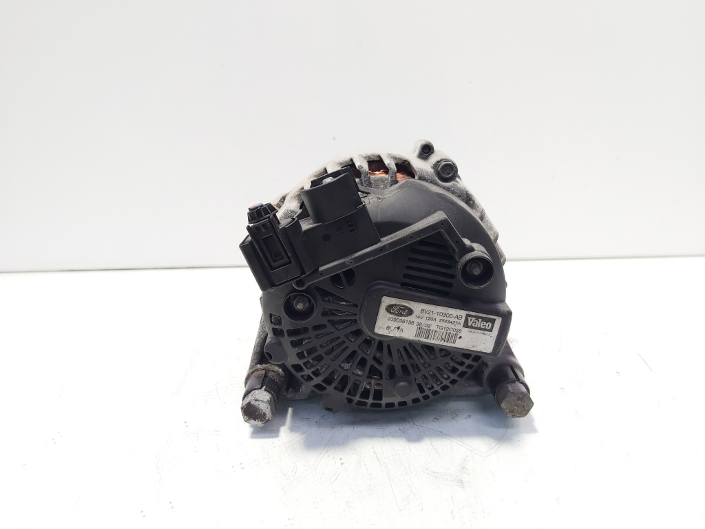 Alternator 120A Valeo, cod 8V21-10300-AB, Ford Fiesta 6 1.6 TDCI (id:687606)