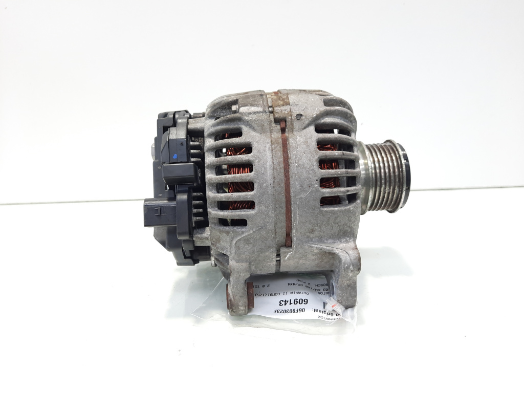 Alternator 140A Bosch, cod 06F903023F, Seat Altea (5P1) 2.0 TDI, BMM (pr:110747)