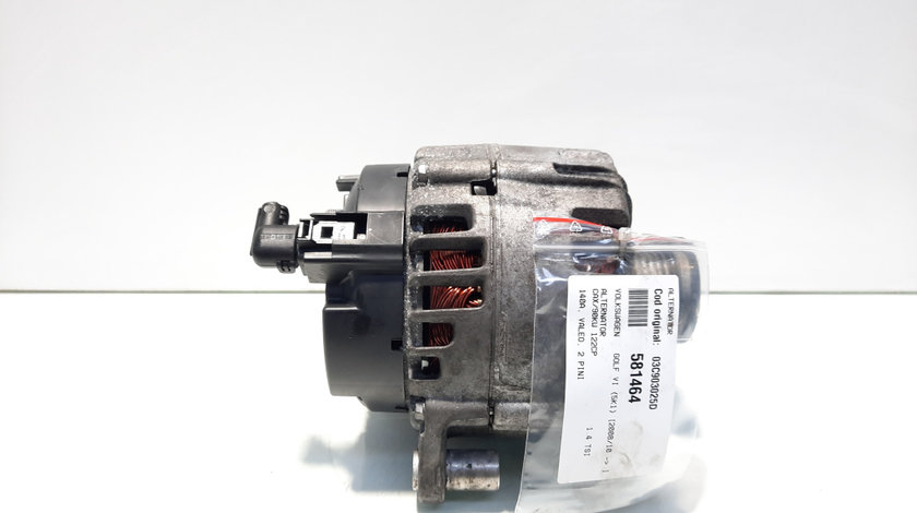 Alternator 140A, Valeo, cod 03C903025D, Vw Golf 6 (5K1) 1.4 TSI, CAX (id:581464)