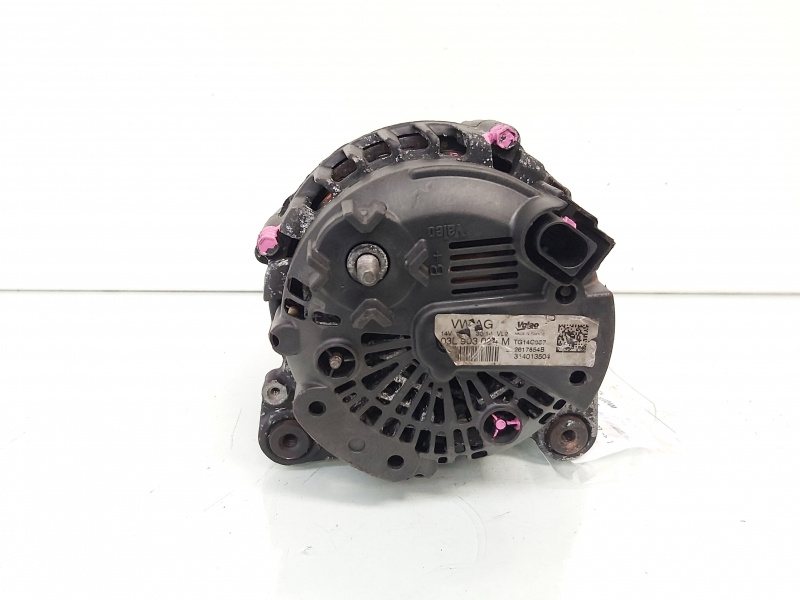 Alternator 140A Valeo, cod 03L903024M, Vw Passat (362) 2.0 TDI, CFG (idi:652975)