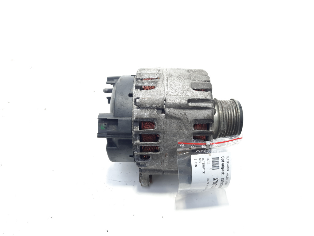 Alternator 140A Valeo, cod 03P903023B, Vw Polo (6R) 1.2 TDI, CFW (idi:579613)