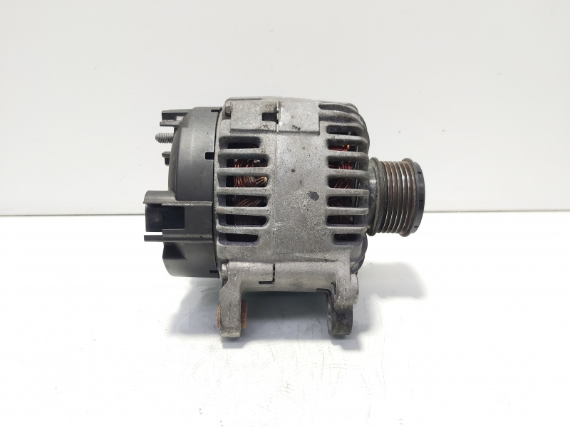 Alternator 140A, Valeo, cod 06F903023C, Audi A3 Cabriolet (8P7), 2.0 TDI, CBAB (idi:638594)