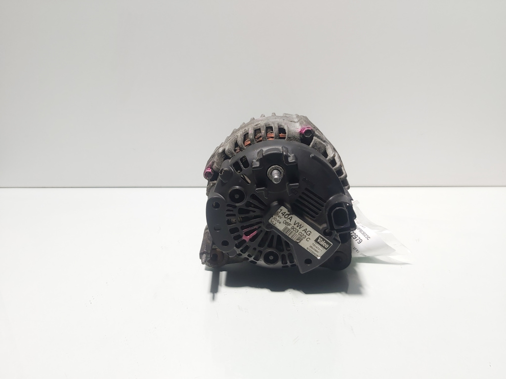 Alternator 140A Valeo, cod 06F903023C, Skoda Superb II Combi (3T5), 2.0 TDI, BKD (idi:672979)
