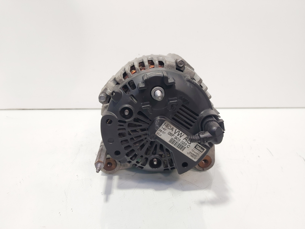 Alternator 140A Valeo, cod 06F903023C, Vw Golf 5 Plus (5M1) 2.0 TDI, BKD (idi:681168)