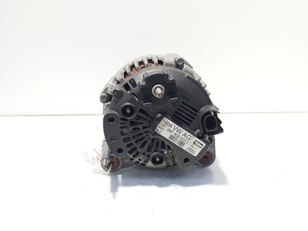 Alternator 140A Valeo, cod 06F903023C, Vw Golf 5 (1K1) 2.0 TDI, BMM (idi:686664)