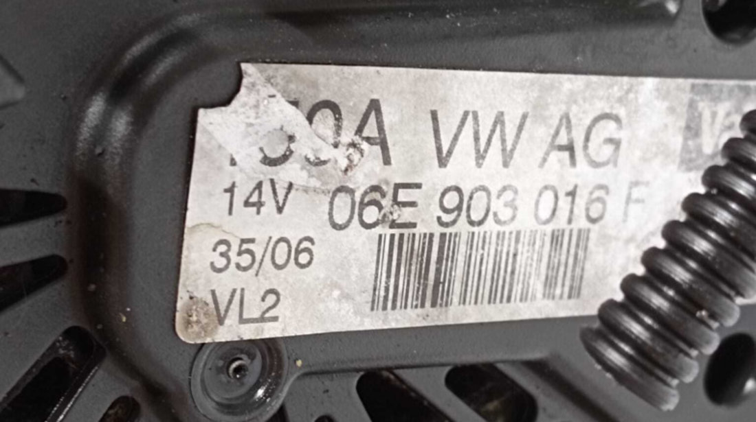 Alternator 150A Audi A6 C6 2.8 FSI 2005 - 2011 Cod 06E903016F [2597]