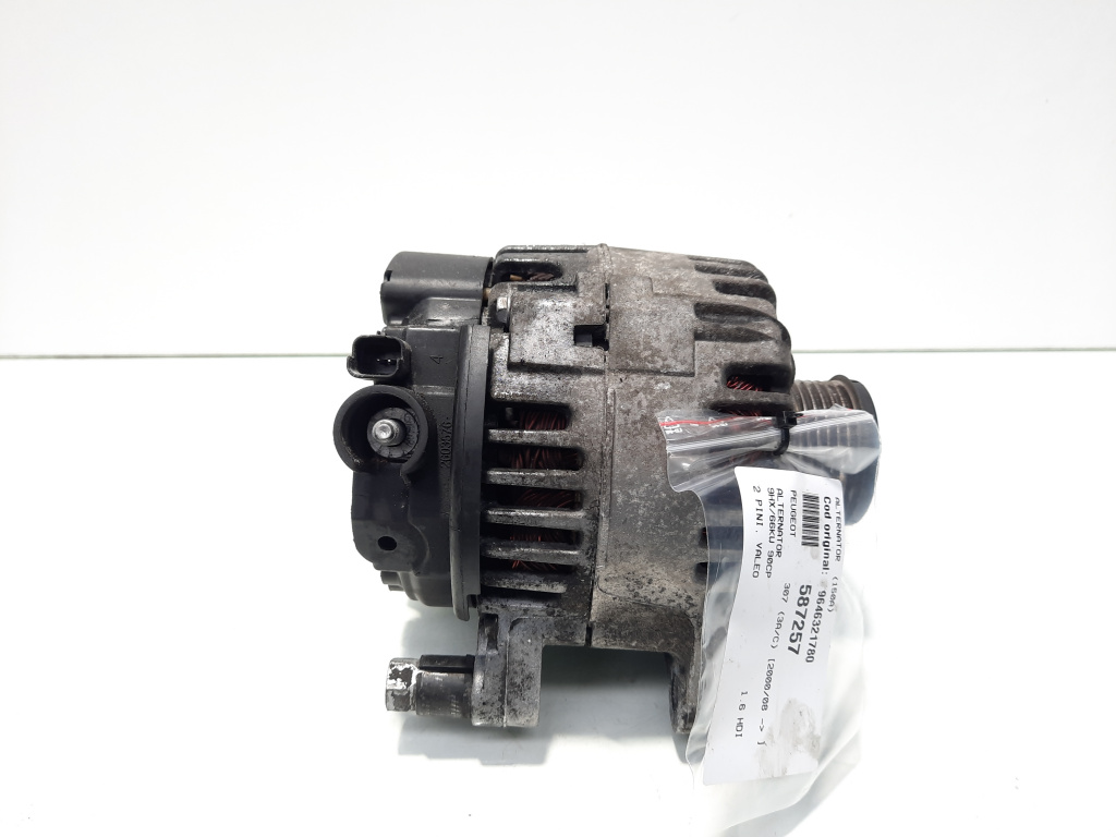 Alternator 150A Valeo, cod 9646321780, Peugeot 307, 1.6 HDI, 9HX (pr:110747)