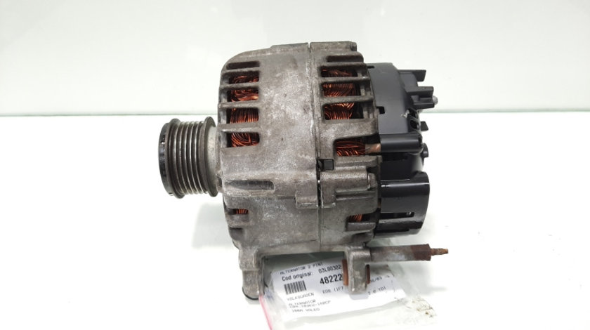 Alternator 180 A Valeo, cod 03L903023E, Audi, 2.0 TDI, CBAA (pr:110747)