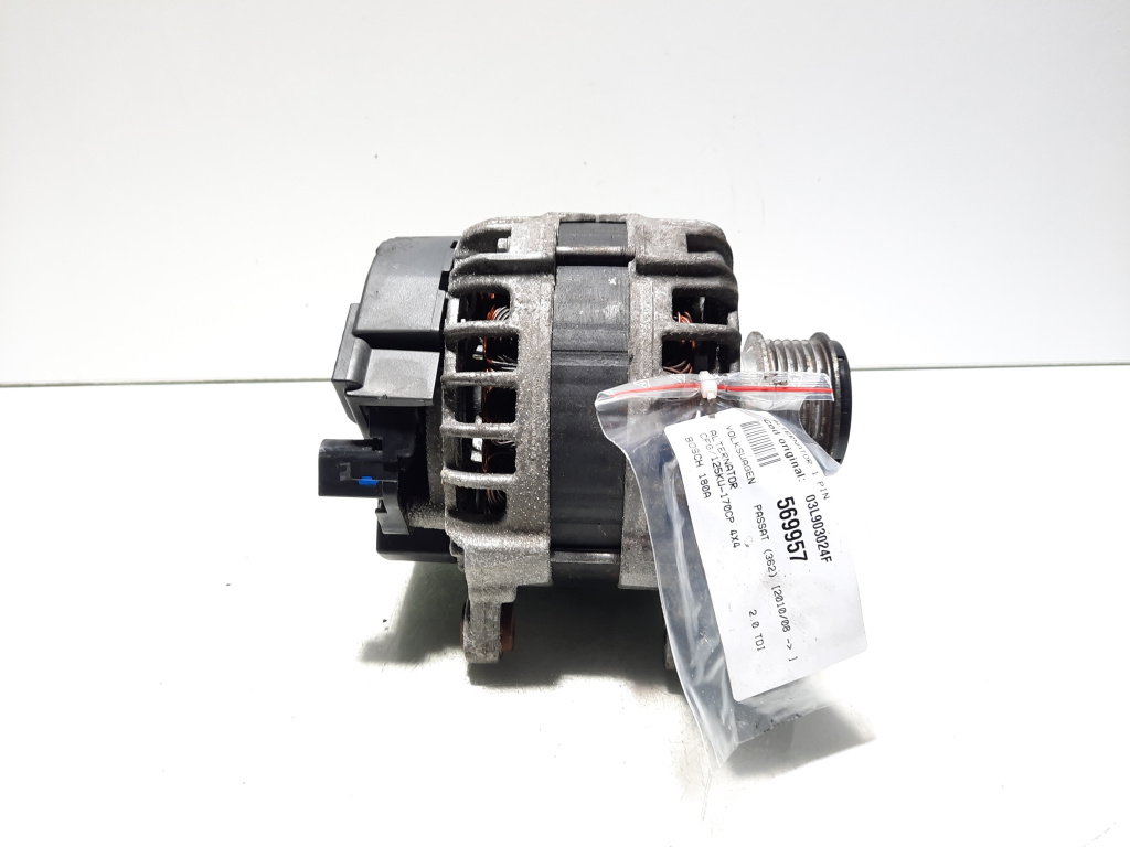 Alternator 180A Bosch, cod 03L903024F, Vw Passat (362), 2.0 TDI, CFG (id:569957)