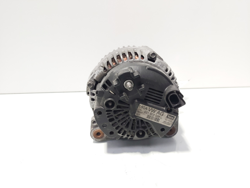 Alternator 180A Valeo, cod 021903026L, Vw Golf 5 Plus (5M1) 2.0 TDI, BMM (idi:675433)
