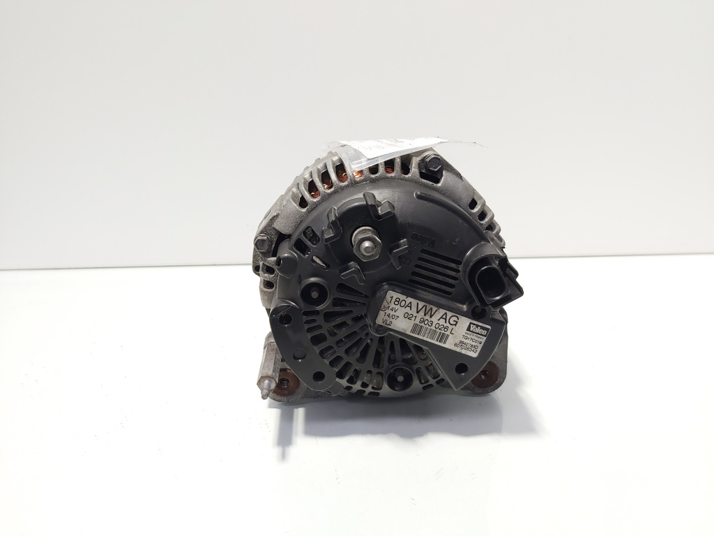 Alternator 180A Valeo, cod 021903026L, VW Passat (3C2), 2.0 TDI, BMP (idi:673109)