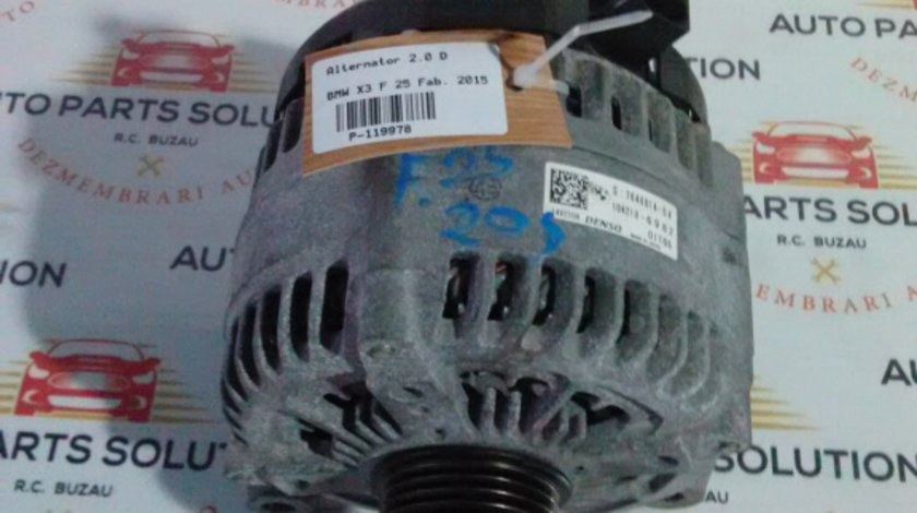 Alternator 2.0 D BMW X3 (F25) 2010-2018